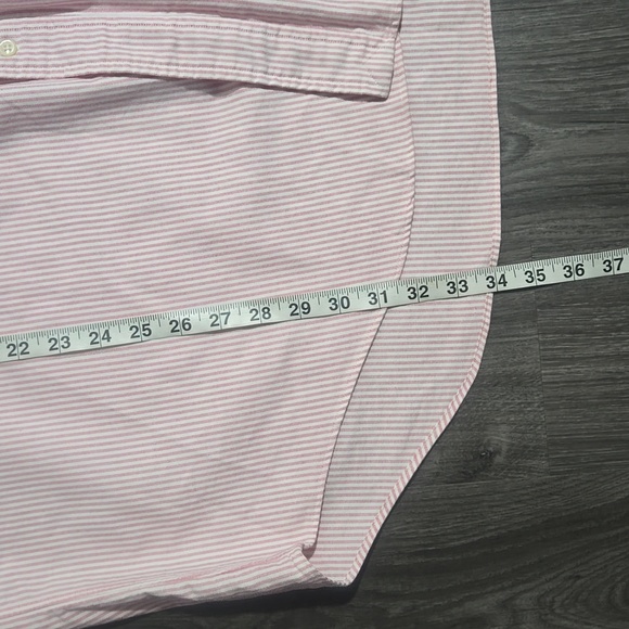 Ralph Lauren Pink & White Pinstripe Classic Fit Shirt Size XXL - Picture 9 of 9